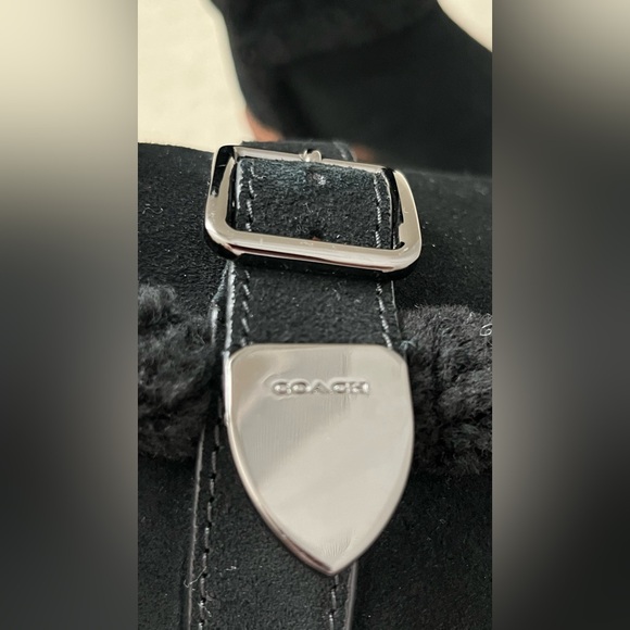 Coach Suede and Shearling Boots - Picture 6 of 10